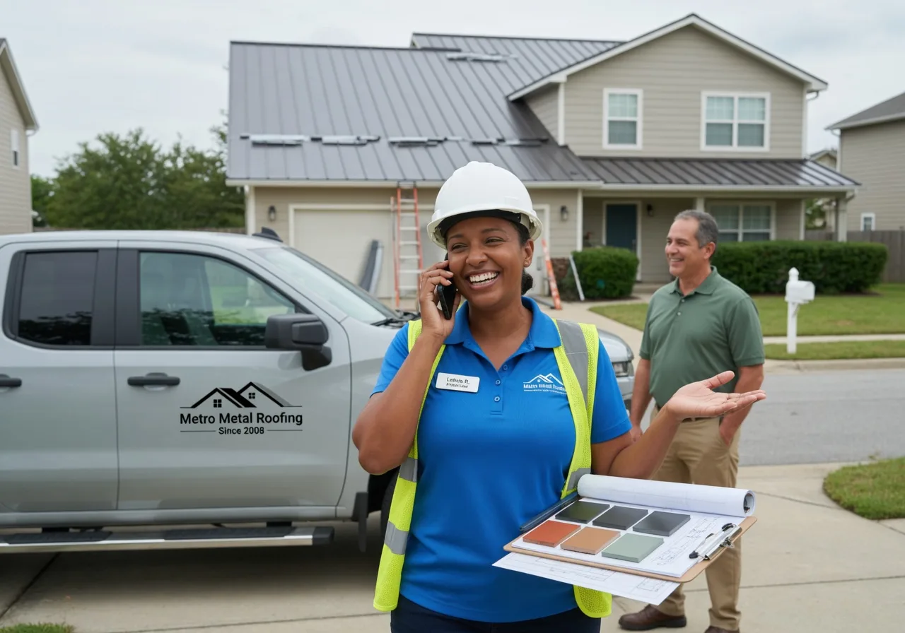 Storm Damage Metal Roof Repair in Secretary, MD