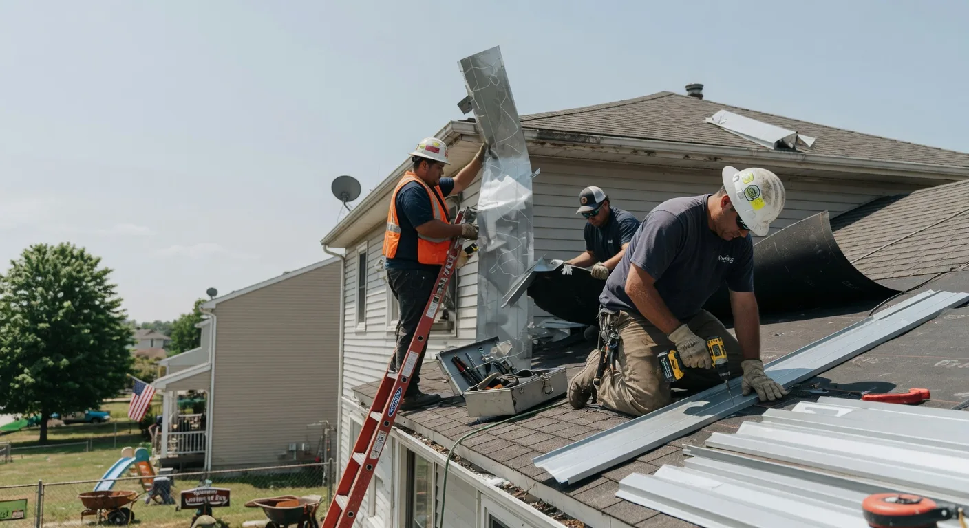Storm Damage Metal Roof Repair in Secretary, MD